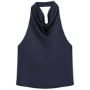 HXAO Top Women Halter Satin Women Tops | ladies tops uk