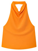HXAO Top Women Halter Satin Women Tops | ladies tops uk