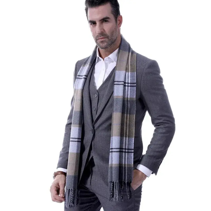 mens scarves - Classic Scarf for Man Winter