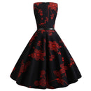 dresses uk | Summer Women Dresses Casual Floral Printed Front View
