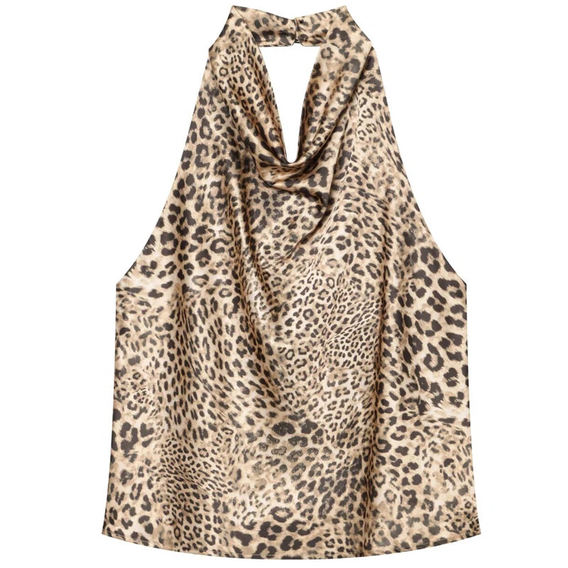 HXAO Top Women Halter Satin Women Tops | ladies tops uk