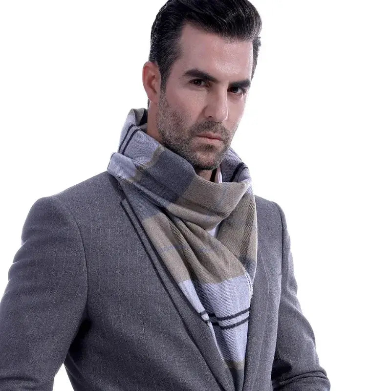 mens scarves - Classic Scarf for Man Winter