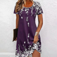 Elegant Floral Pattern Women Mini Dresses | Clothing Casual UK
