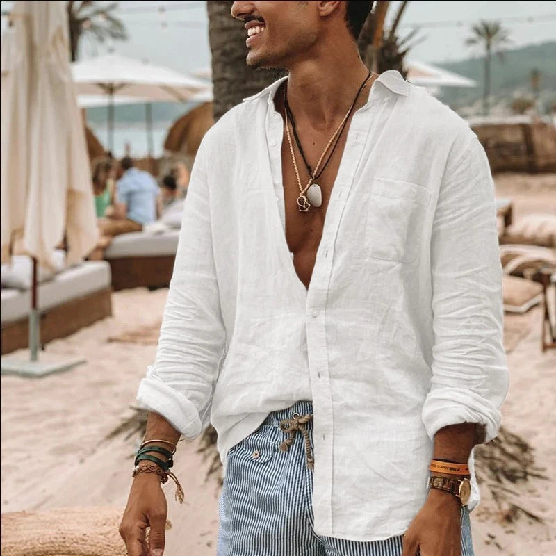 Men's Shirt Long Sleeve Regular Fit | mens casual shirts uk
