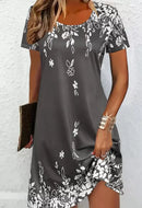 Elegant Floral Pattern Women Mini Dresses | Clothing Casual UK