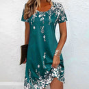 Elegant Floral Pattern Women Mini Dresses | Clothing Casual UK