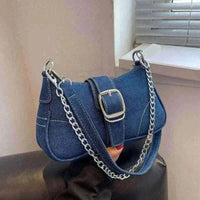 Denim Bags - Small Denim Crossbody Bag