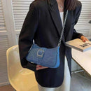 Small Denim Crossbody Bag