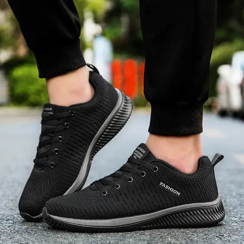 Sneakers Men Running Walking Black2
