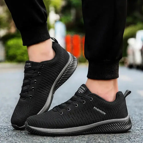 Sneakers Men Running Walking Black2