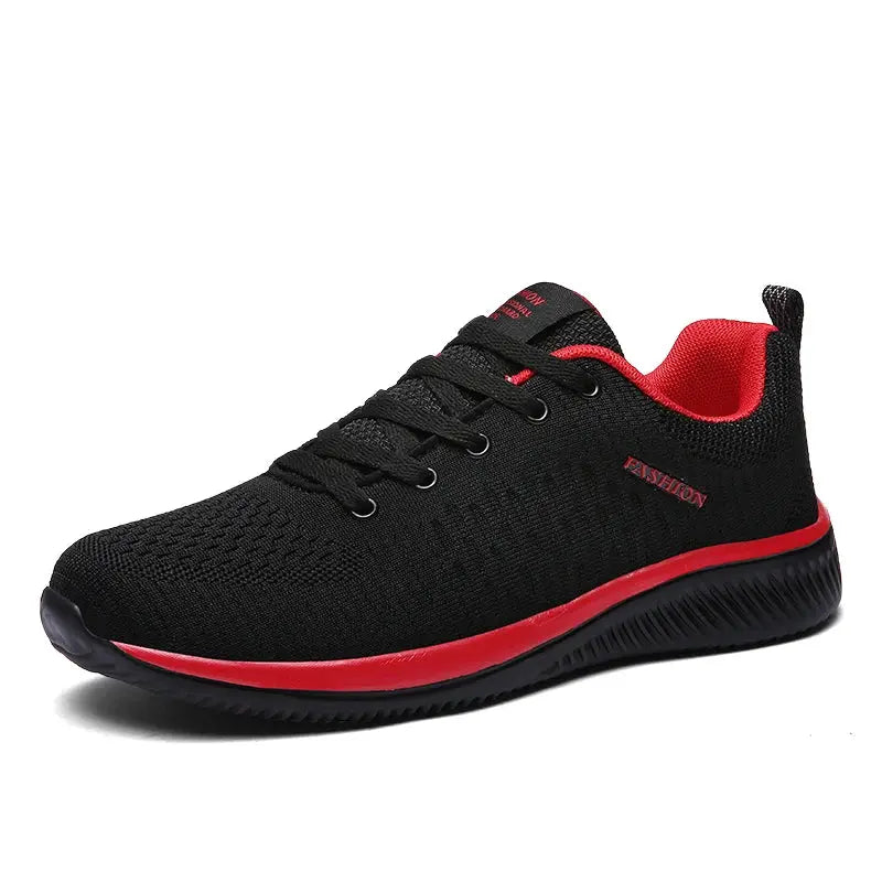 Sneakers Men Running Walking Red