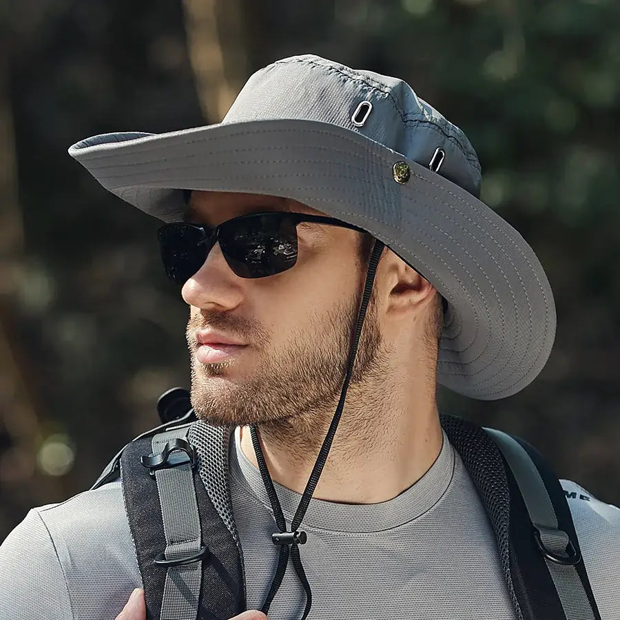Summer Bucket Hat For Men Dark gray