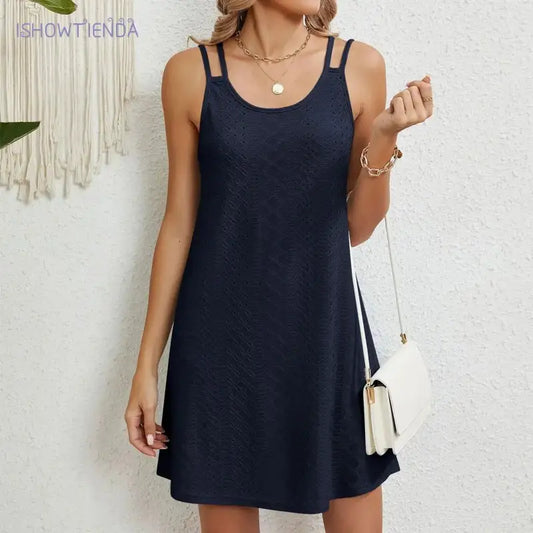Summer Dresses Navy For Women 2024