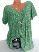 Summer Loose Green Sleeveless Long Tank T-Shirt