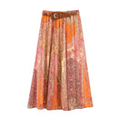 Summer New Skirts Women's 2026 New Fashion Retro Coral Red Front Image