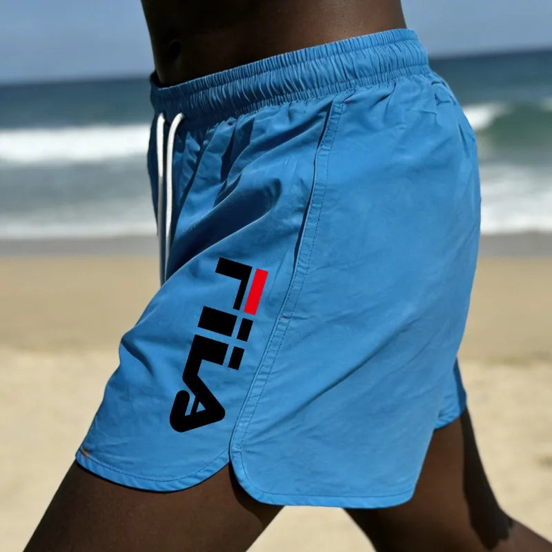 Summer men's beach shorts Royal Blue