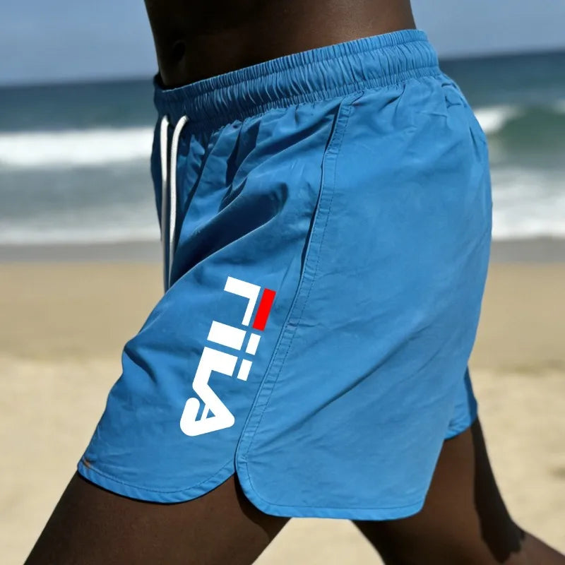 Summer men's beach shorts Royal Blue1