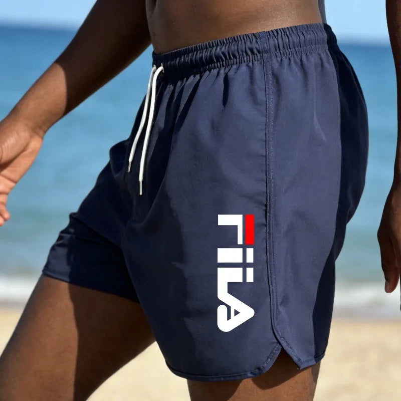 Summer men's beach shortsnavy blue1