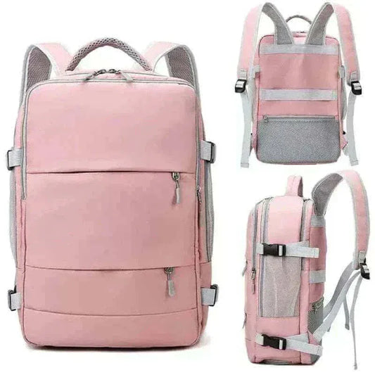 Travel Backpack Women Pink Large Capacity Waterproof Anti-Theft Casual