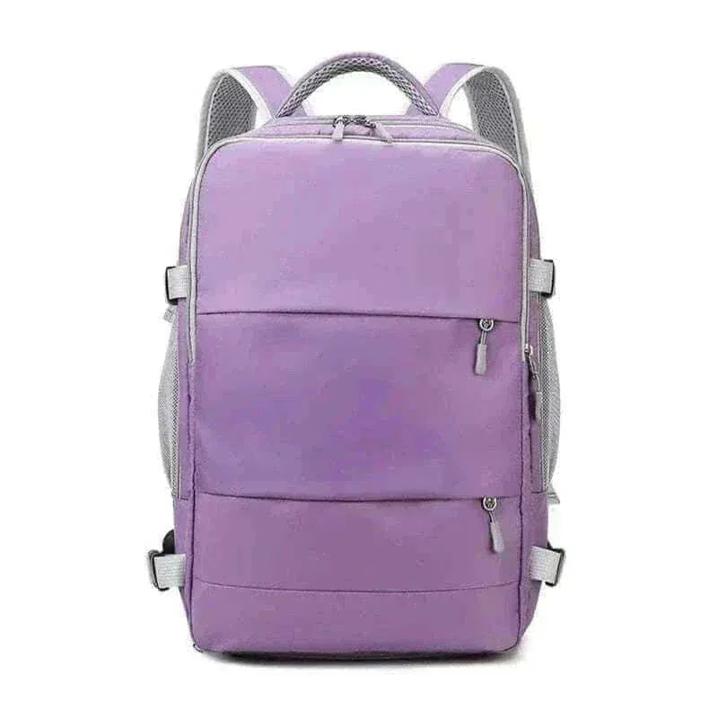 Travel Backpack Women Purple Large Capacity Waterproof Anti-Theft Casual.