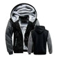 mens winter jackets uk offers Realxizi Winter Black Gray Men Jacket Casual Pose