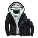 winter coats men offers Realxizi Winter Black Men Jacket Casual Pose