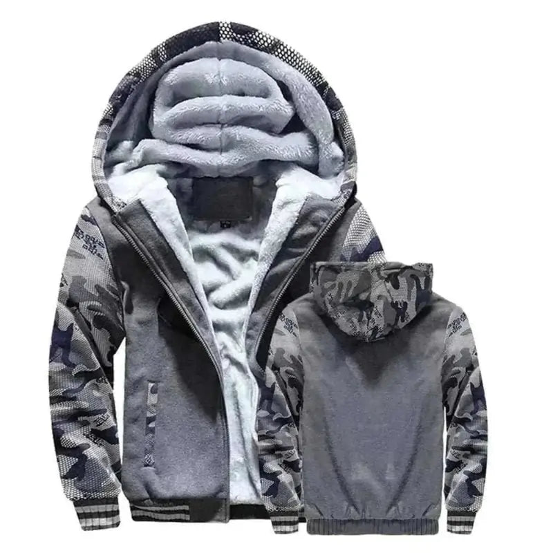 winter coats men offers Realxizi Winter Dark Grey  Men Jacket Casual Pose