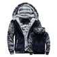 mens winter jackets uk offers Realxizi Winter Navy Blue Men Jacket Casual Pose