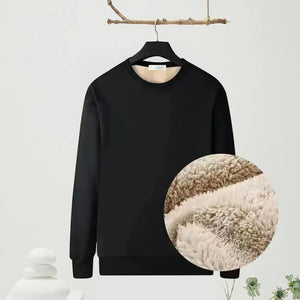 Winter Man Back Warm Fleece Lined front Look