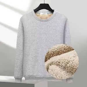 Winter Man Grey Warm Fleece Lined