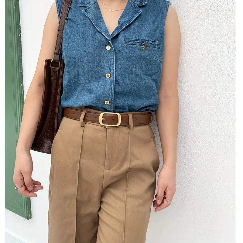 Women Belts Uk | Women's Leather Belts For Jeans Brown