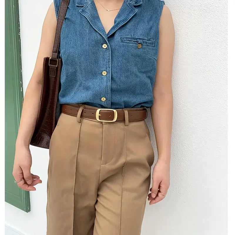 Women Belts Uk | Women's Leather Belts For Jeans Brown