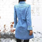 Women Denim Dress Long Sleeve Single