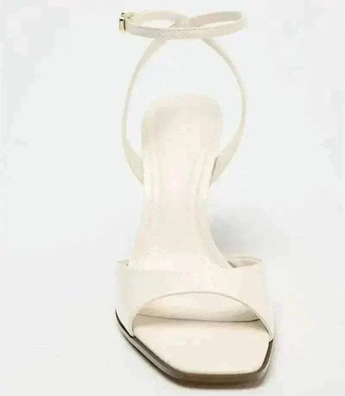 Elegant Ankle Strap High Heels Ladies Square Toe Fashion