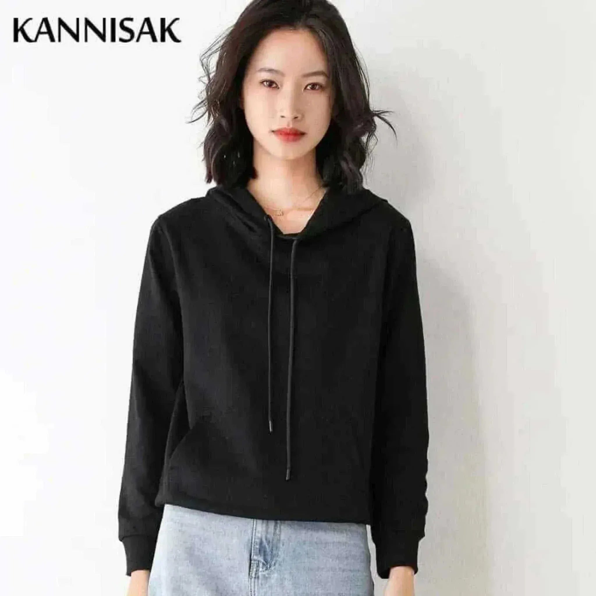 womens fleece hoodies uk - Kannisak Women Hoodies 100% Cotton Spring