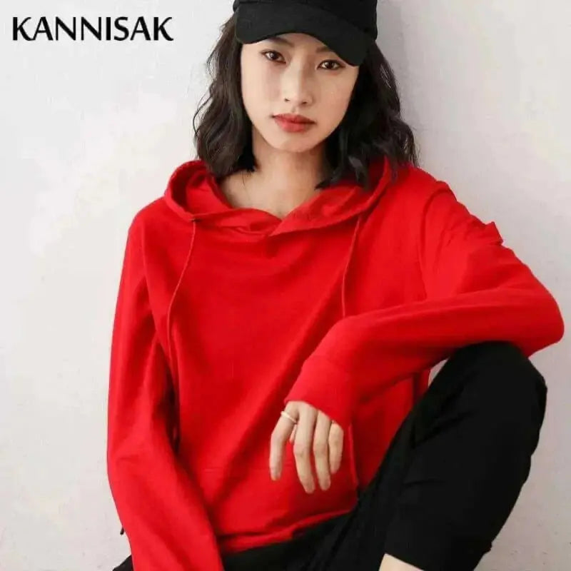 Kannisak Women Hoodies | Clothing Casual UK