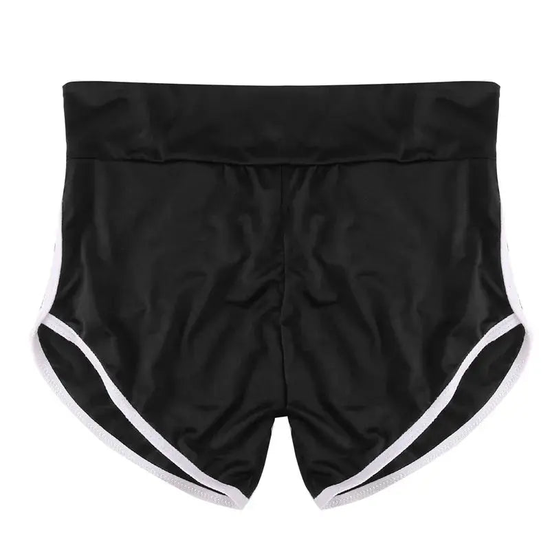 Women Summer Shorts for Sports Black Front
