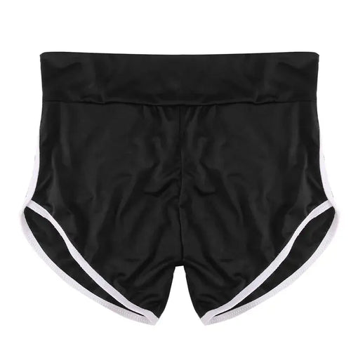 Women Summer Shorts for Sports Black Front