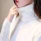 Women Wearing White Sweater 2025 Autumn Winter Cashmere Knitted 