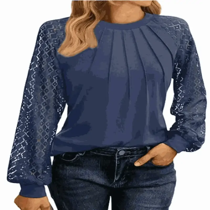 ladies summer tops uk, Women's Round  Green Lantern Long Casual Top