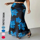 ladies skirts uk, Women's Skirt Elegant Female Casual Slim Versatile Knitted Blue front