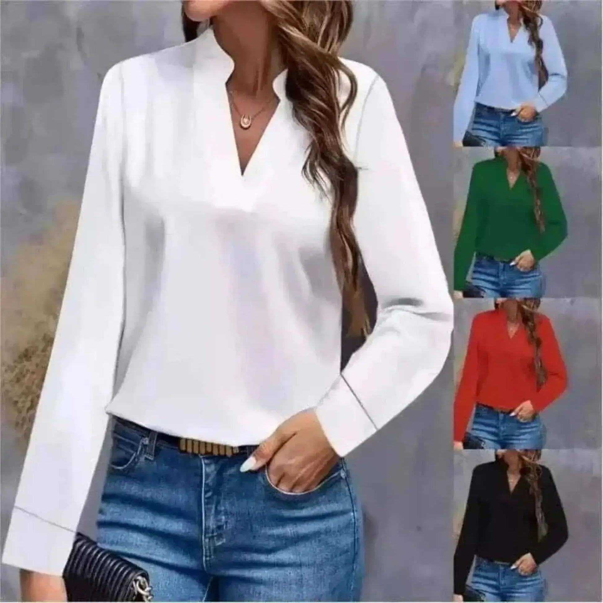 ladies summer tops uk, Women Wearing Youth Top Mujer Elegant White Chiffon Blouse Spring Autumn Casual Long Sleeve