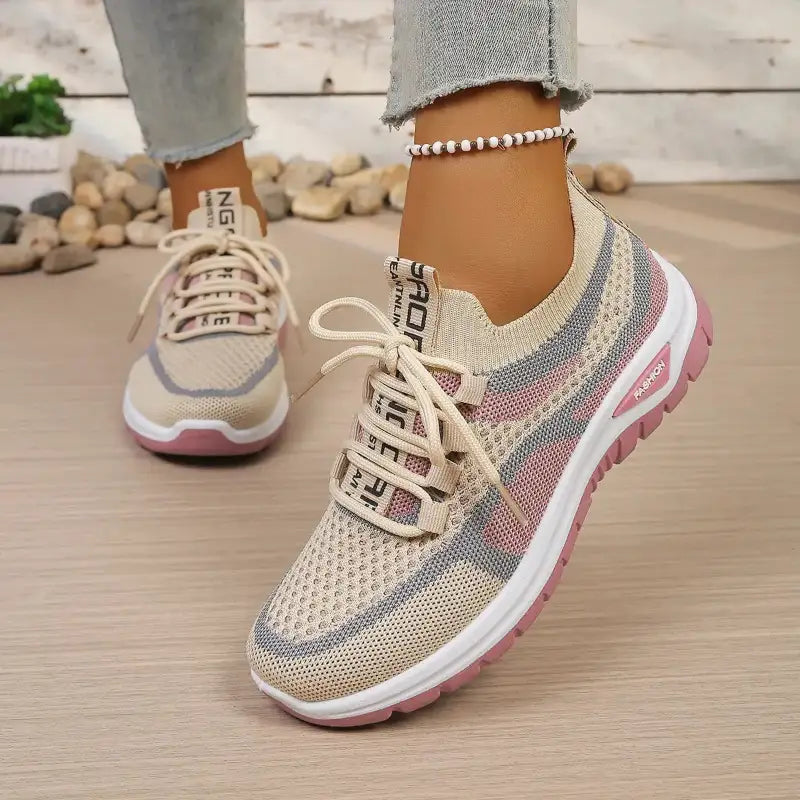 Women's shoes summer 2026 Khaki Pink
