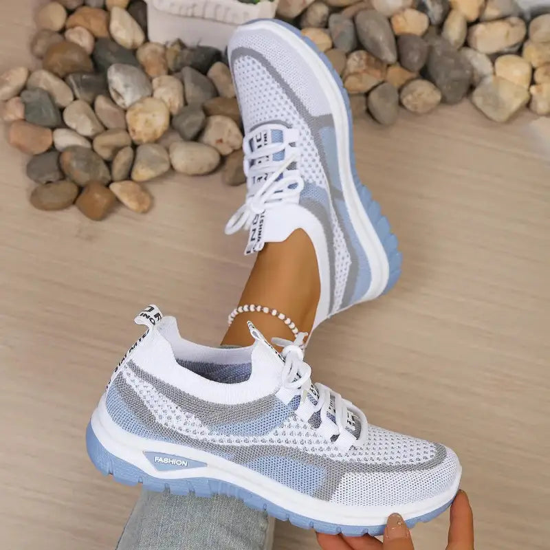 Women's shoes summer 2026 White Blue