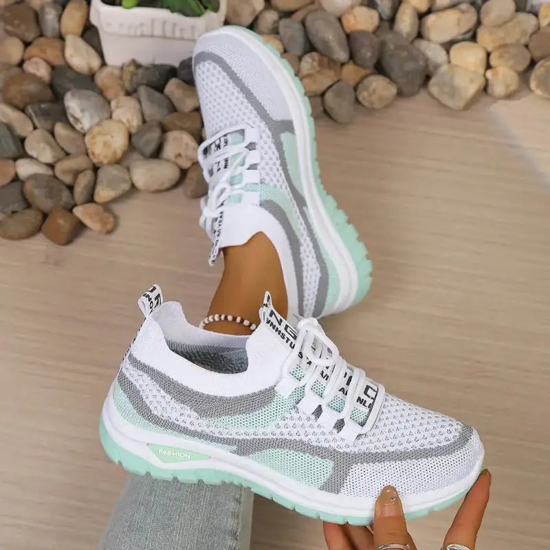 Women's shoes summer 2026 White green