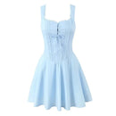 ladies dresses uk, YENKYE New Women Elegant Party Mini Dresses Blue Variant1