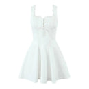 ladies dresses uk, YENKYE New Women Elegant Party Mini Dresses White