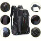 backpack uk offers Outdoor Black Backpack Men's Large Capacity Travel 15kg
