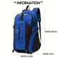 backpack uk offers Outdoor Blue Backpack Men's Large Capacity Travel 15kg