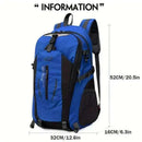 backpack uk offers Outdoor Blue Backpack Men's Large Capacity Travel 15kg
